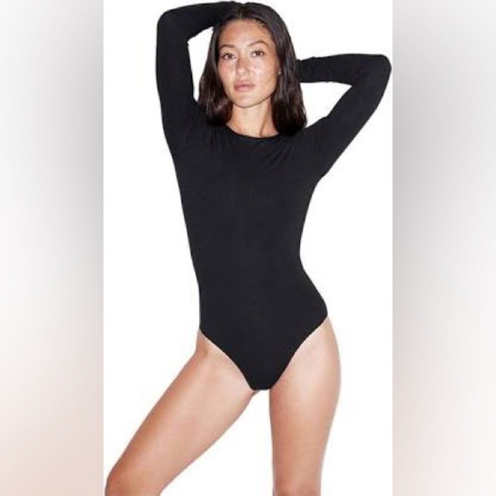 American Apparel Long Sleeve Bodysuit